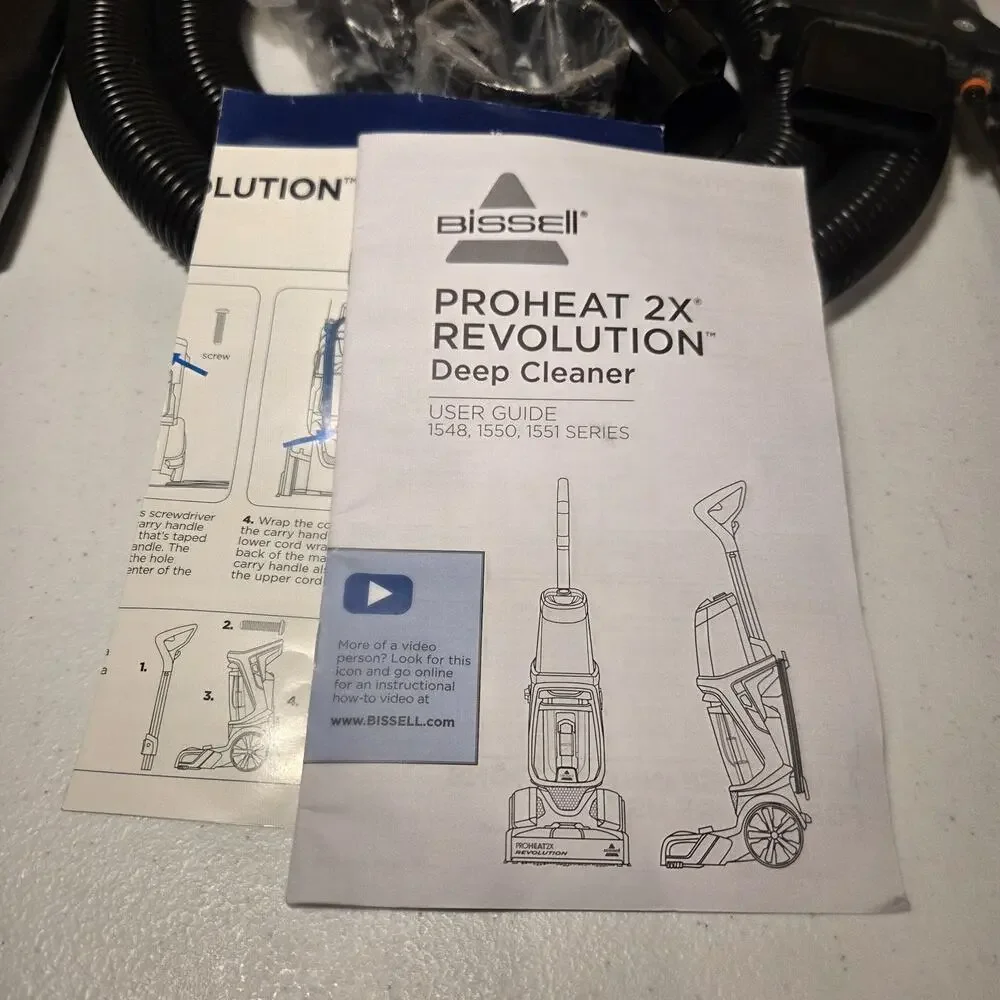Bissell Proheat 2X Revolution Pet Pro 2 in 1 Upholstery Tool Hose & Attachments